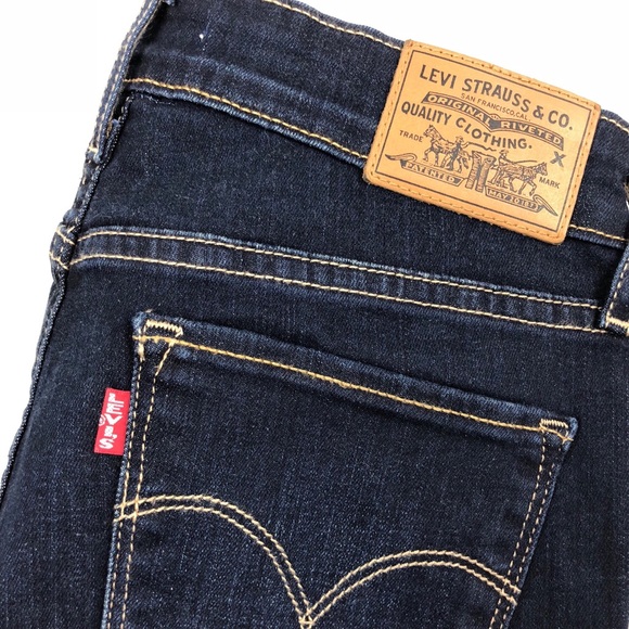 Big E Levi's X Women's Blue 711 Skinny Jeans - Picture 2 of 8